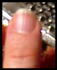 before finger